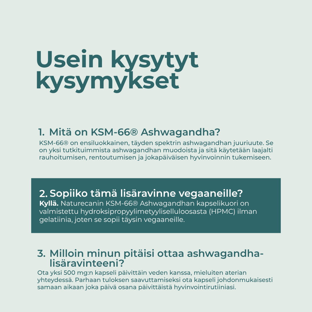 mitä on Ashwagandha