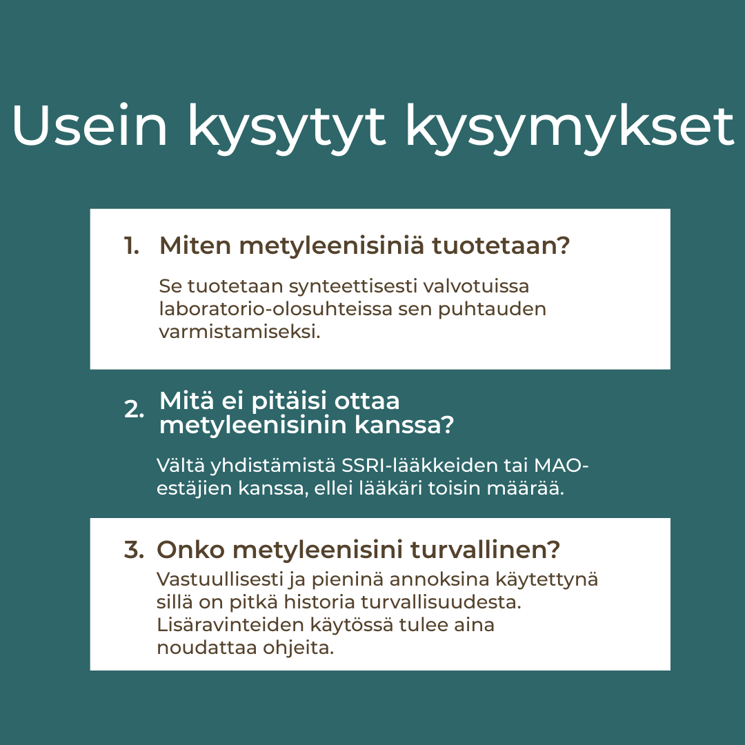 onko Metyleenisininen turvallinen