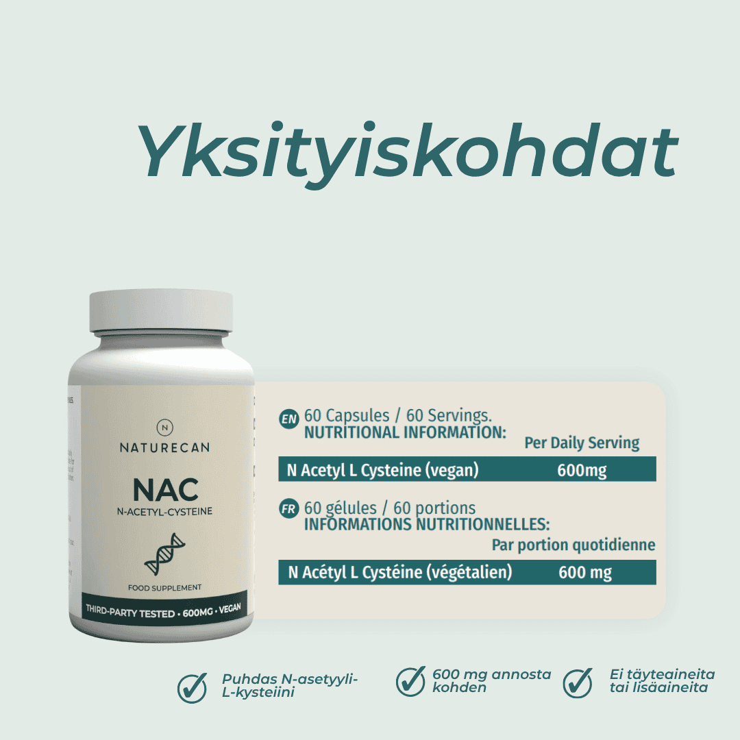 yksityiskohdat NAC