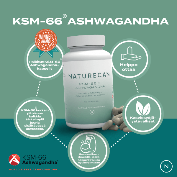 Ashwaganda kapselit naturecan