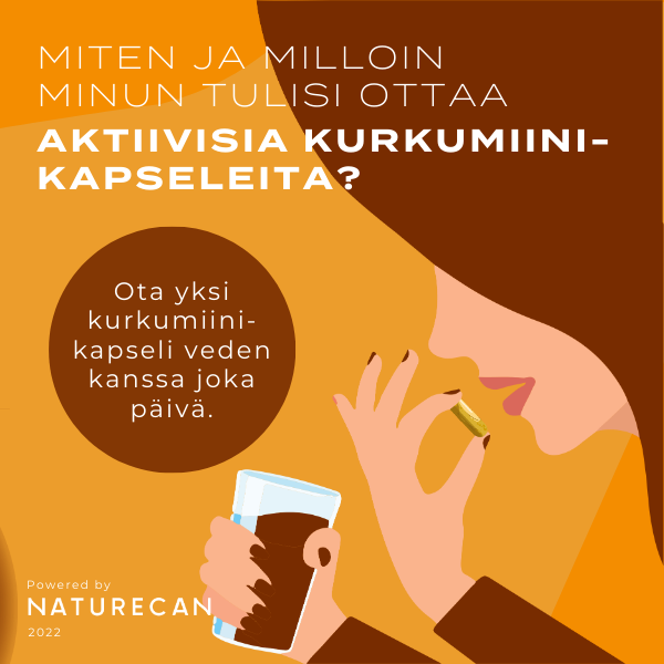 Aktiivinen Kurkumiini & D3-vitamiini