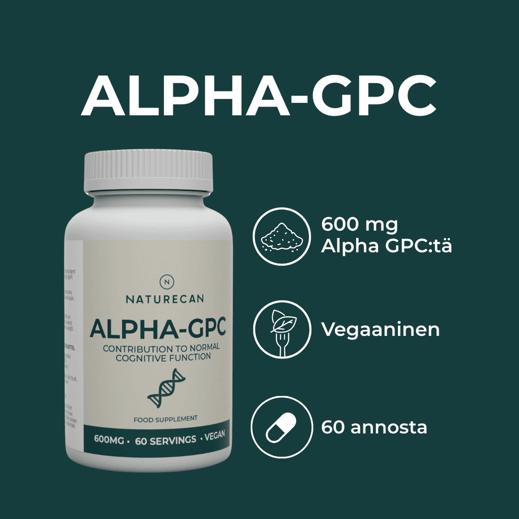 Alpha-GPC tuote tideot