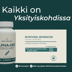 Alpha-GPC:n yksityskohdat