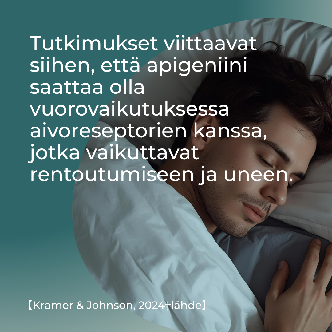 Miten Apigeniini lisaravinne vaikuttaa uneen