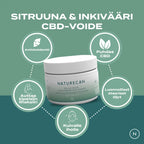 Sitruuna- ja inkivääri CBD-voide