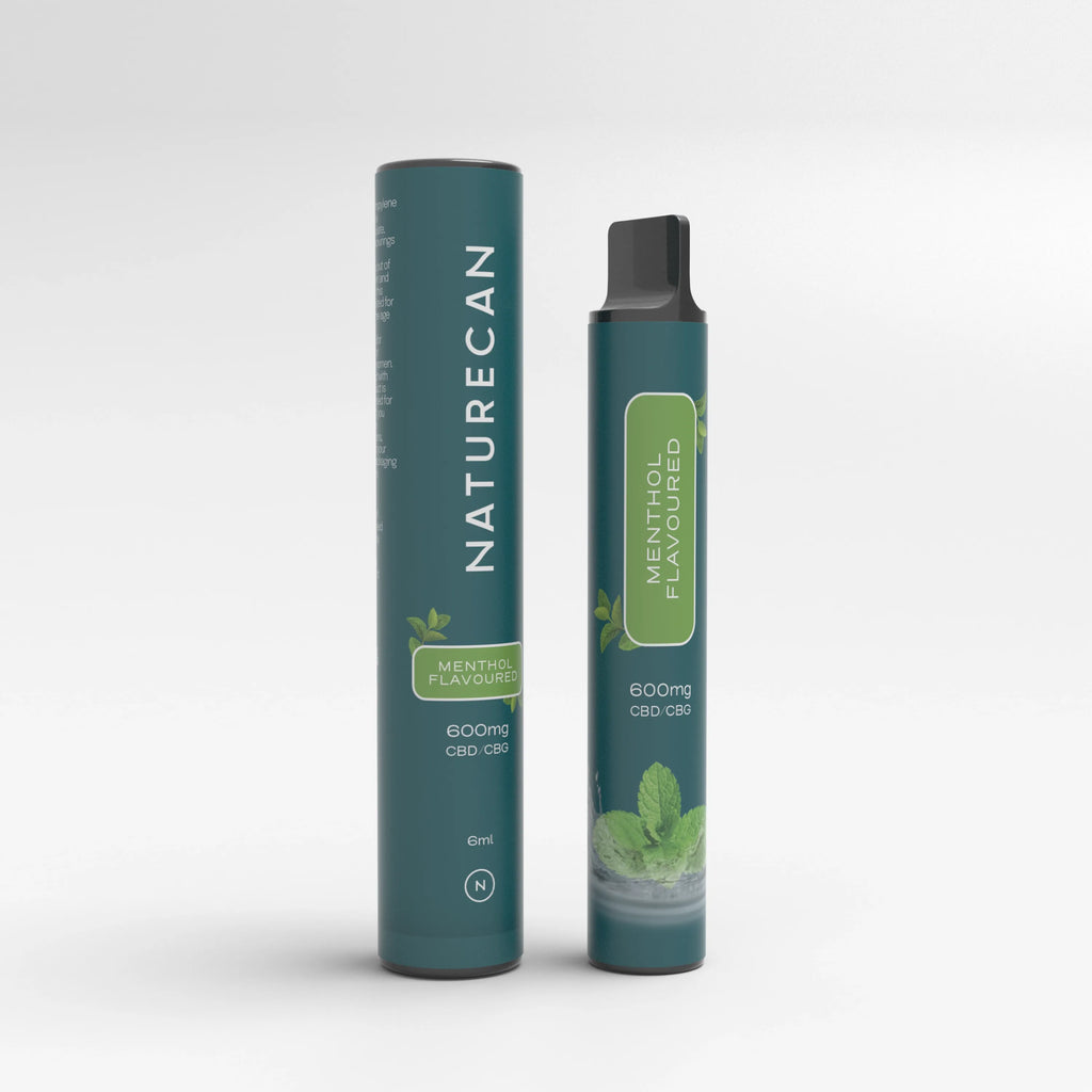 10% CBD & CBG Kertakäyttö Vape mentoli