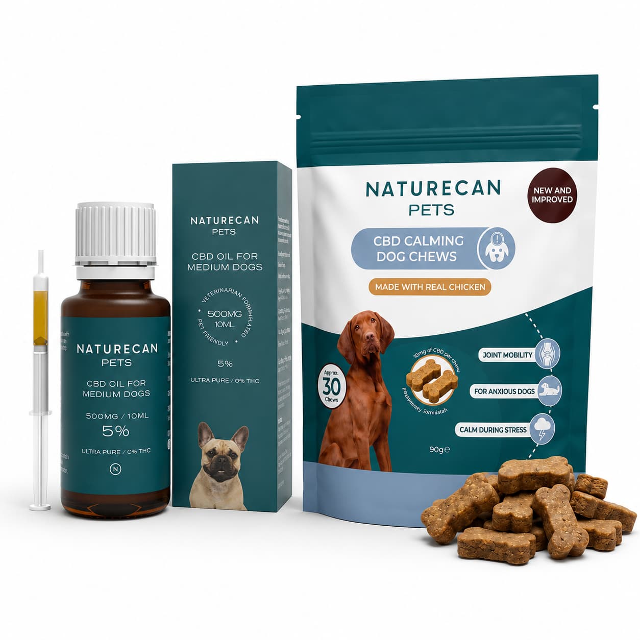cbd hundgodis paket - medium hund