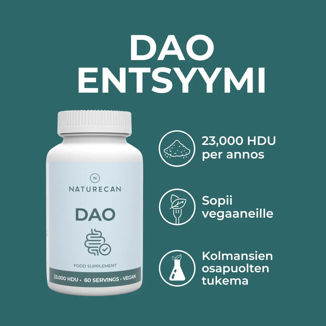 DAO Entsyymi tuotekuvaus