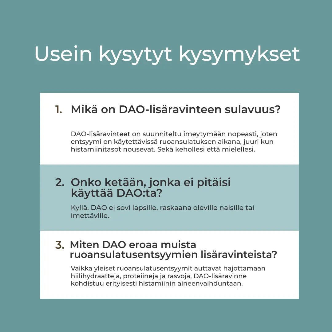 DAO Entsyymi faq