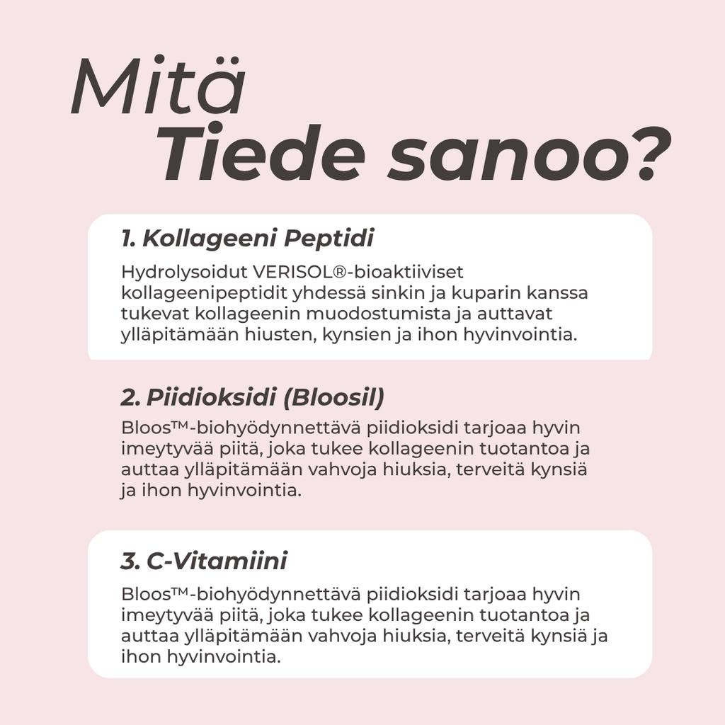 Ihon, Hiusten & Kynsien Terveyspaketti