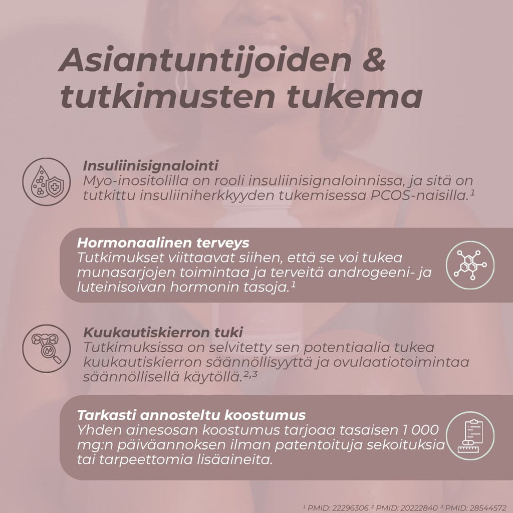 inositoli hyödyt tutkimuksien mukaan