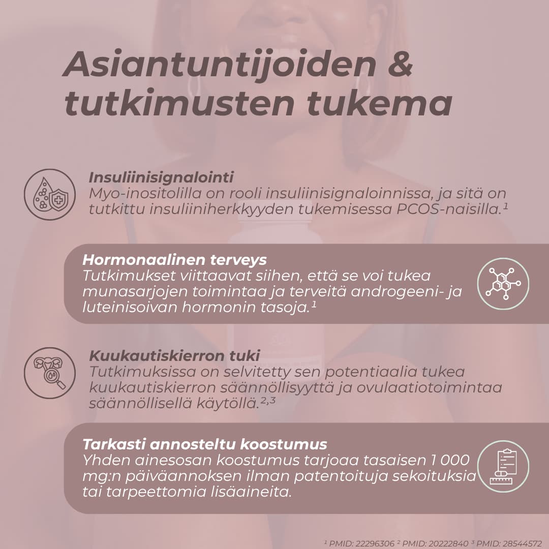 inositoli hyödyt tutkimuksien mukaan
