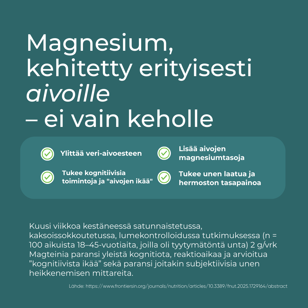 Magnesium Treonaatti hyödyt