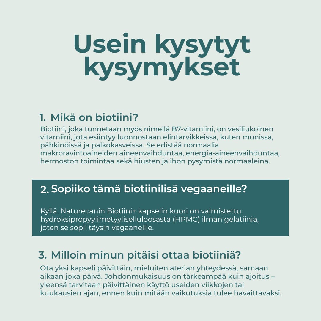 mikä on biotiini