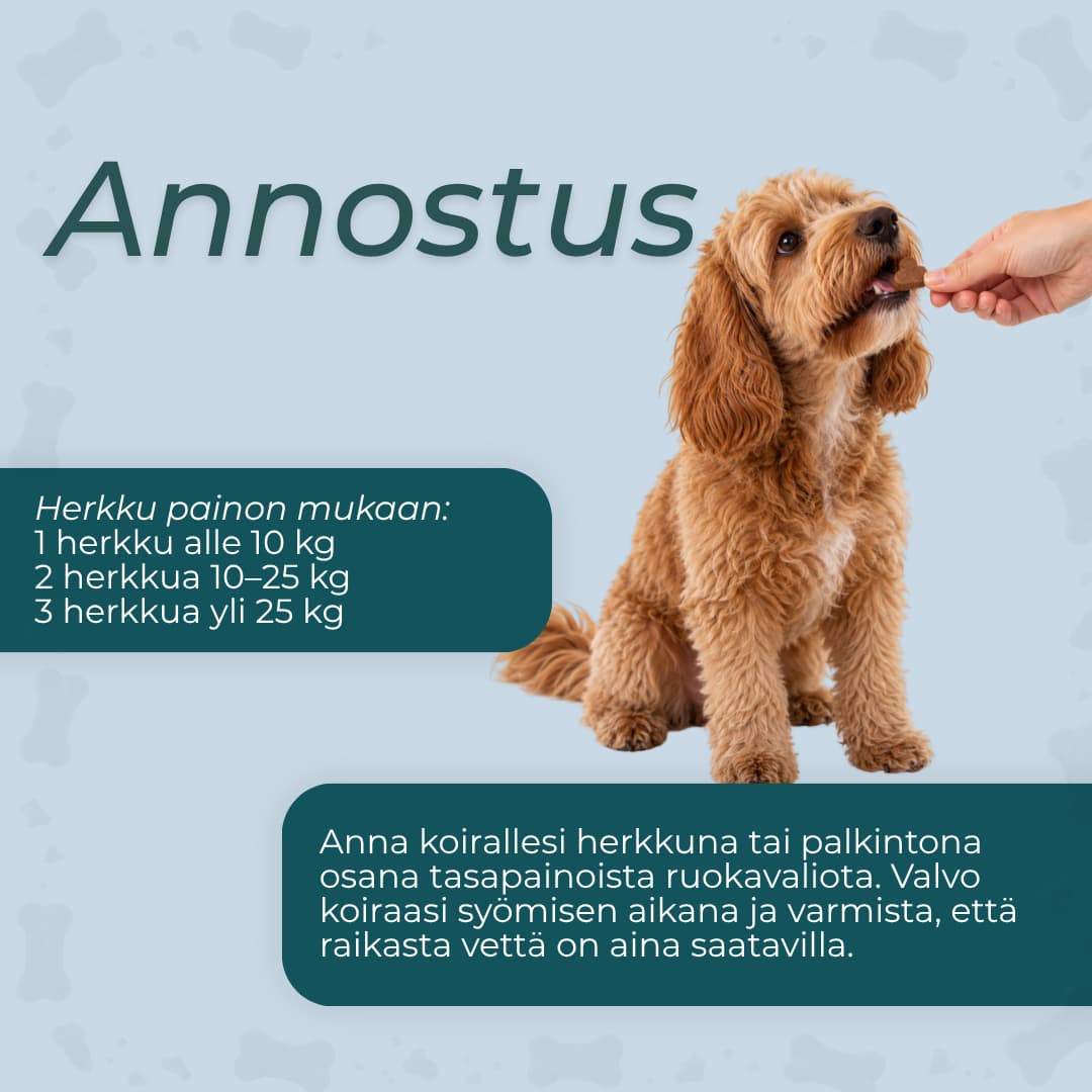 NMN-herkut annostus