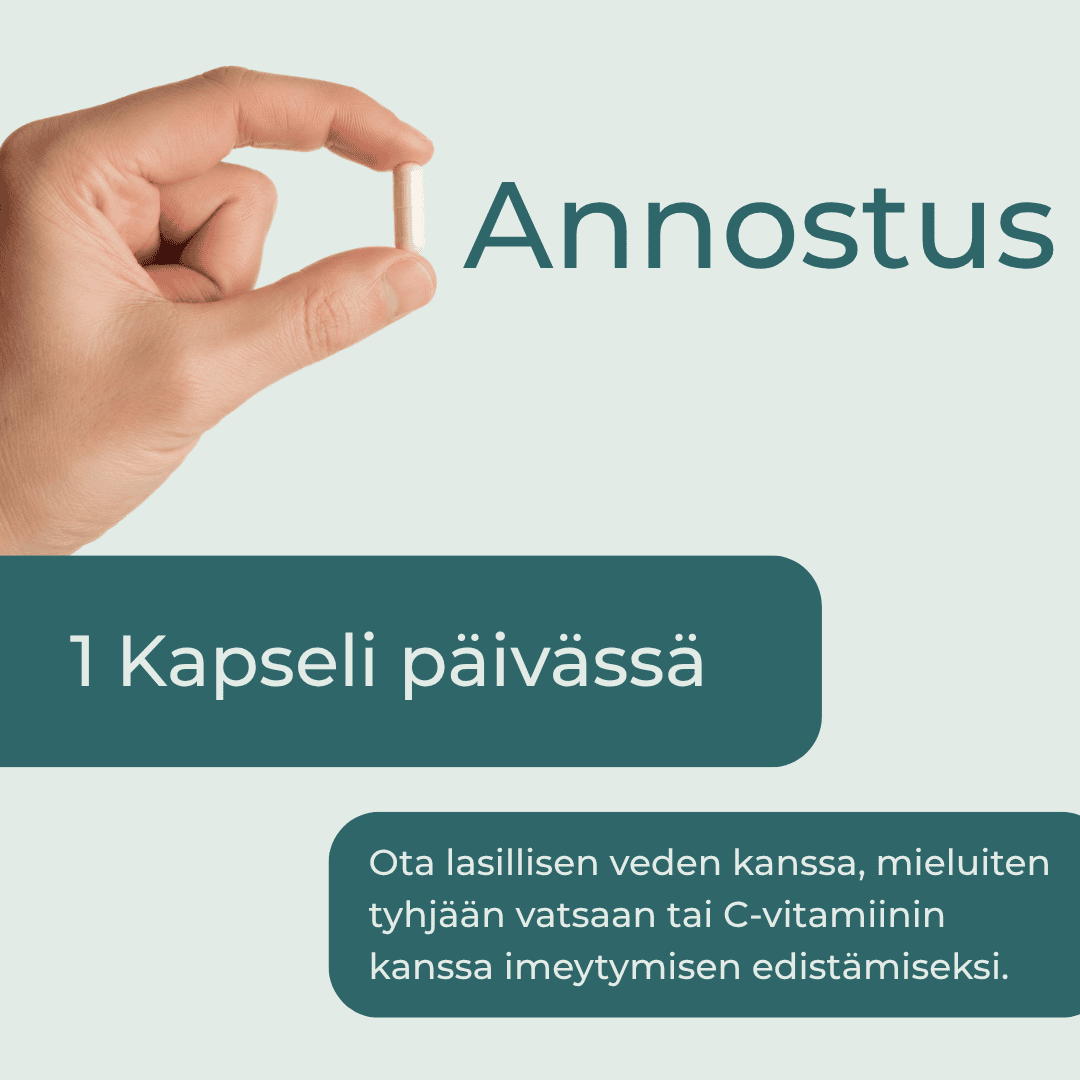 Rautalisä annostus