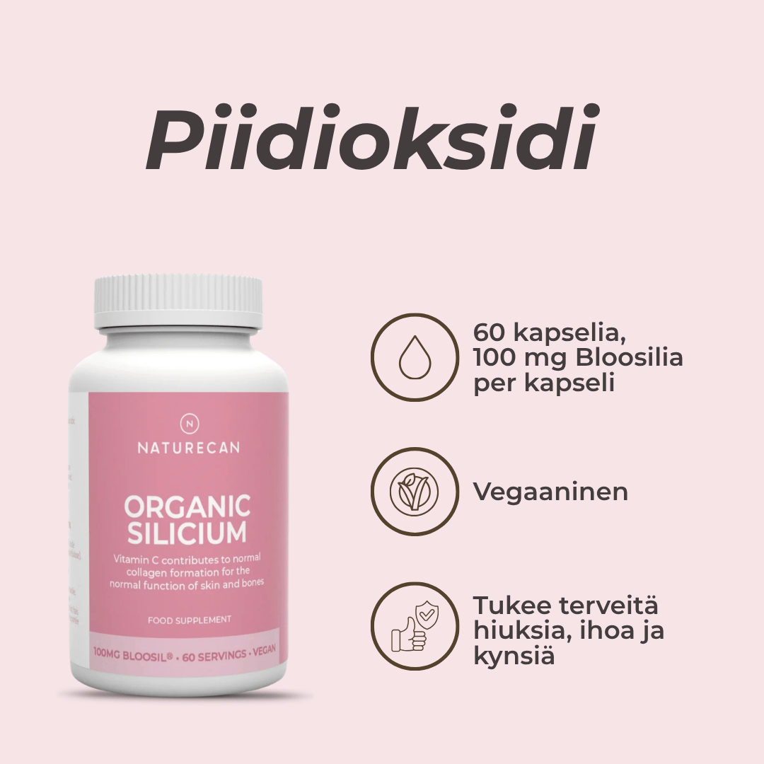 Piidioksidi hiukset ja kynnet