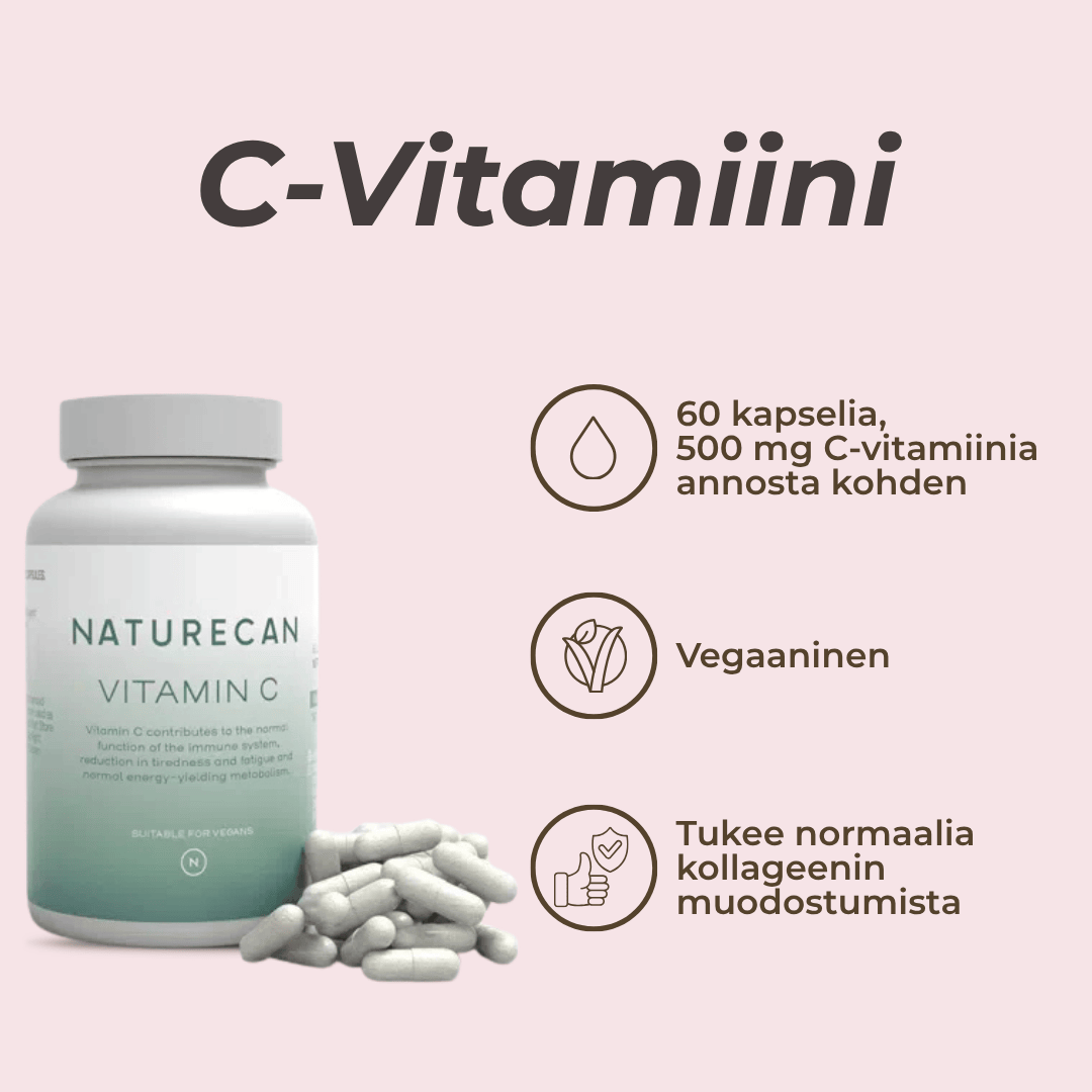 C-vitamiini ja kollageeni