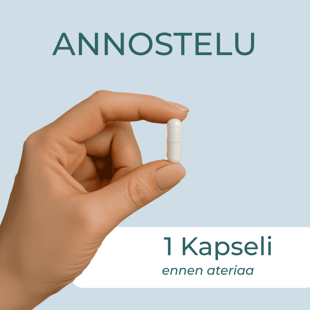 mustakuminaöljy annostelu