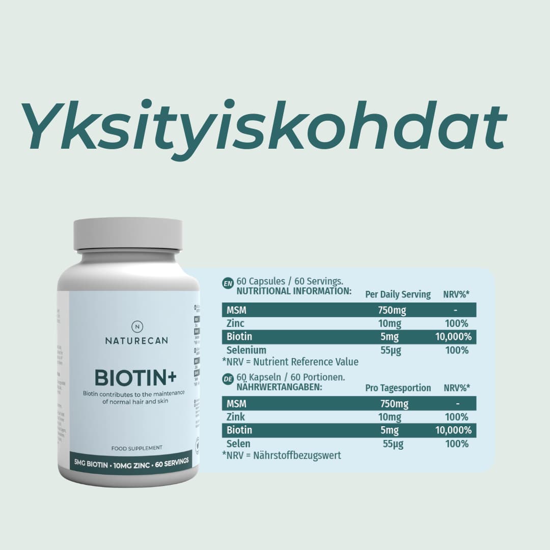 biotiinin yksityiskohdat