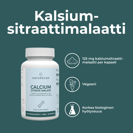 Vegaaninen Kalsiumsitraattimalaatti