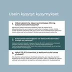 usein kysytyt kymymykset Kalsiumsitraattimalaatti