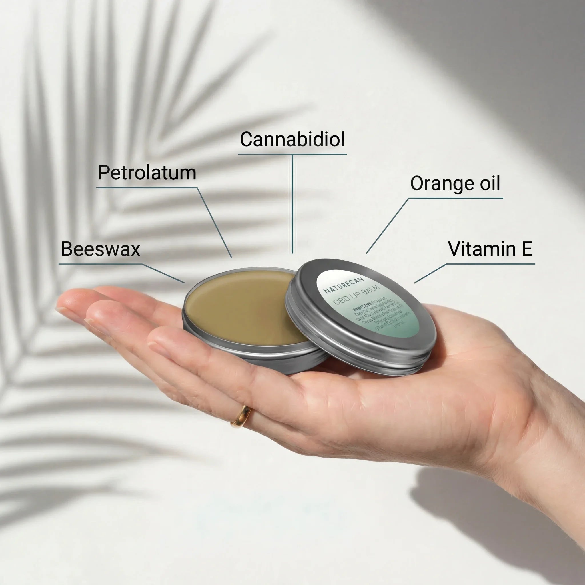 CBD-huulirasva sisältö