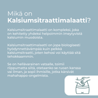 Kalsiumsitraattimalaatti, mikä se on?
