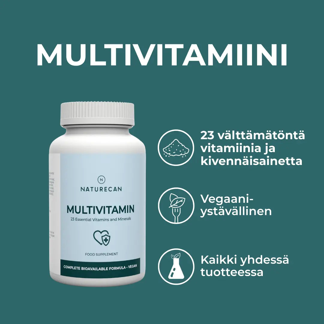 Multivitamiini hyödyt