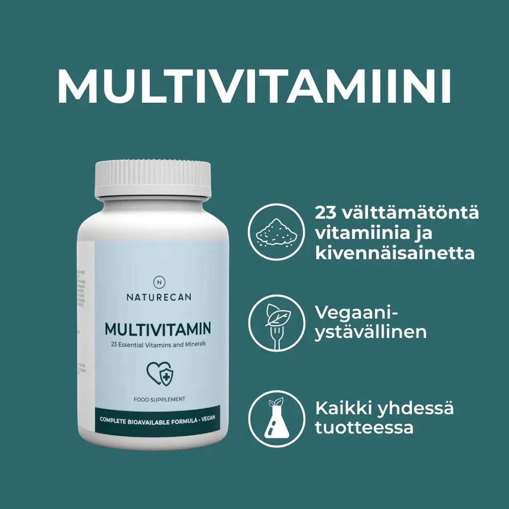 Multivitamiini hyödyt