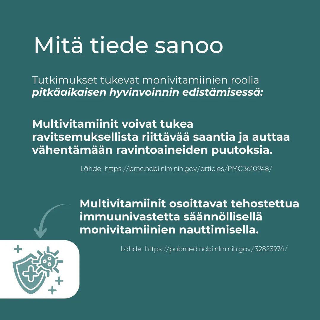 Multivitamiinit Tutkimus