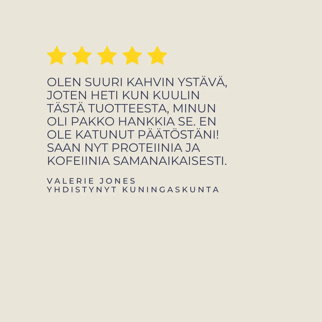 Proteiinikahvi kokemus
