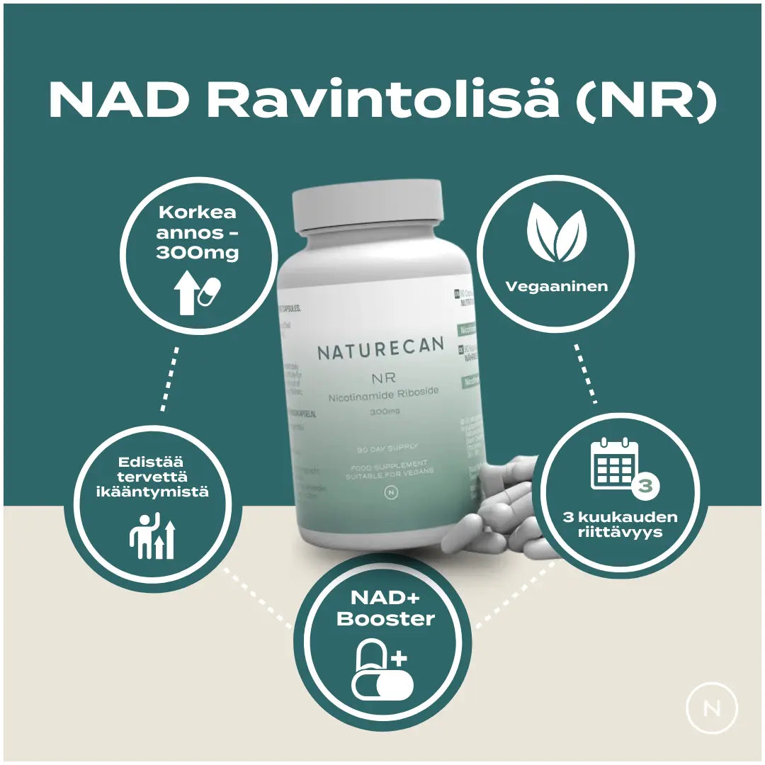 NAD Ravintolisä (NR) hyödyt