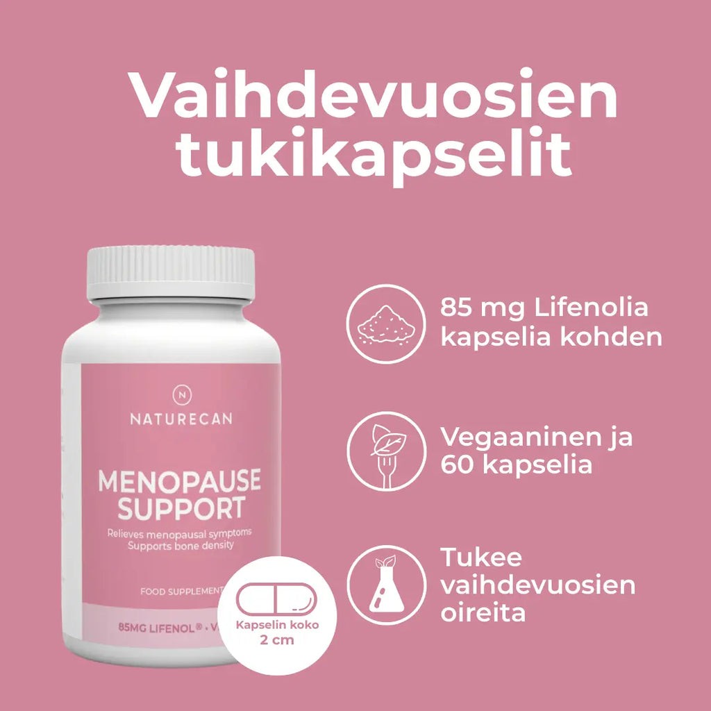 Vaihdevuosien Tukikapselit Naturecan