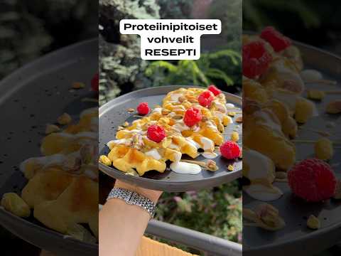 proteiinipitoiset vohvelit resepti