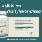 Ca-AKG ravitsemukselliset tiedot