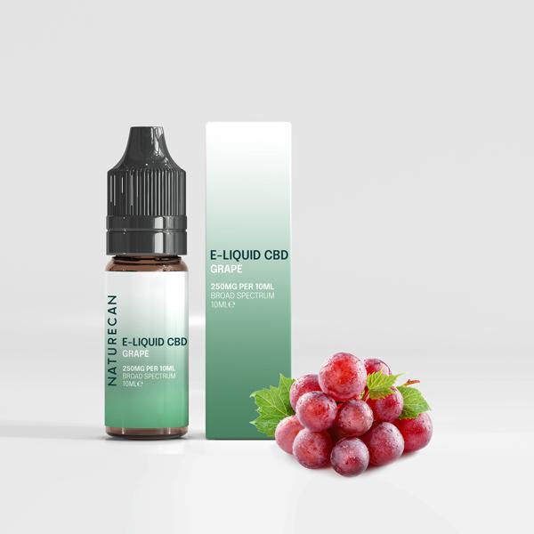 CBD-vape E-neste-250 (2.5%)-viinirypäle